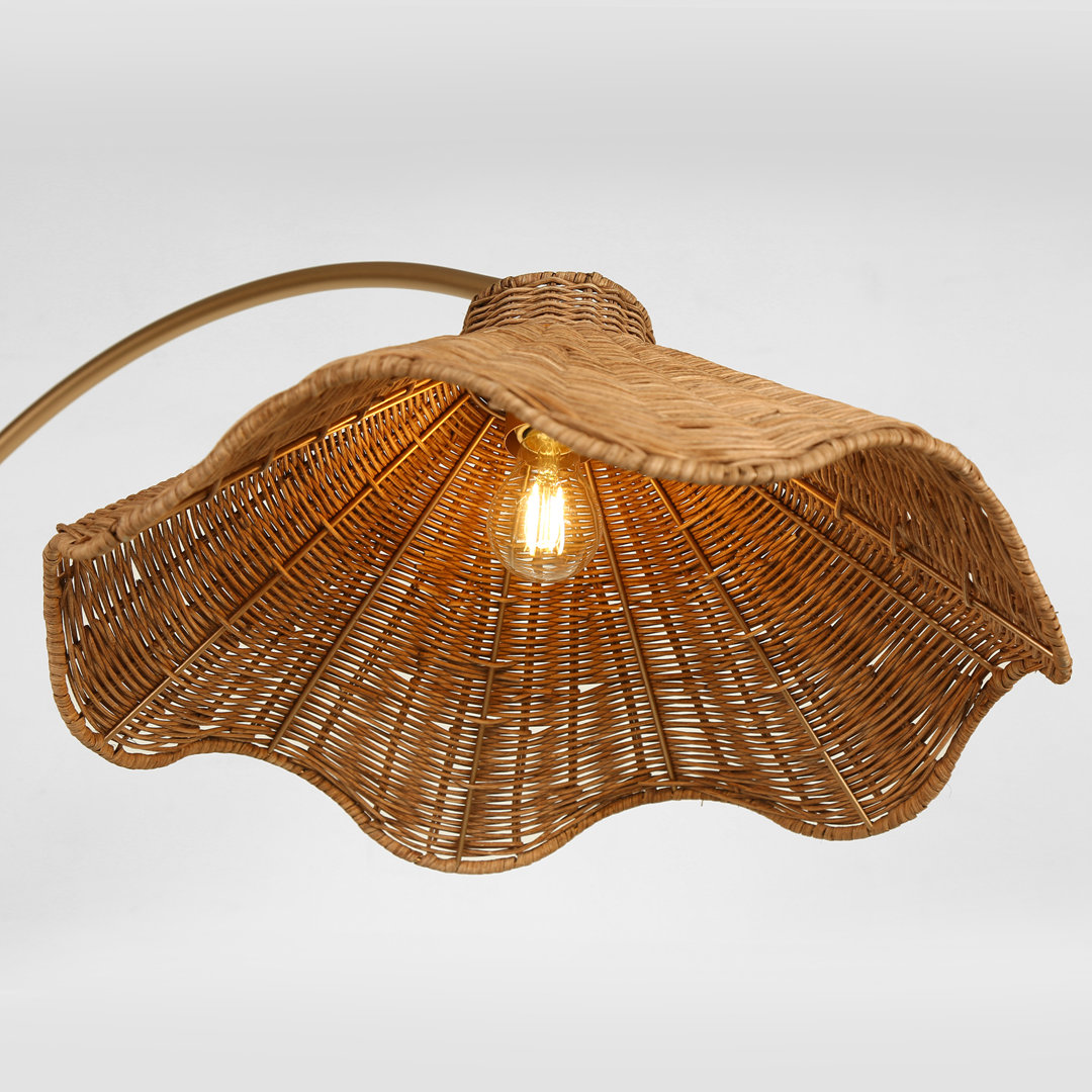 Jax 71" Dimmable Rattan Floor Lamp